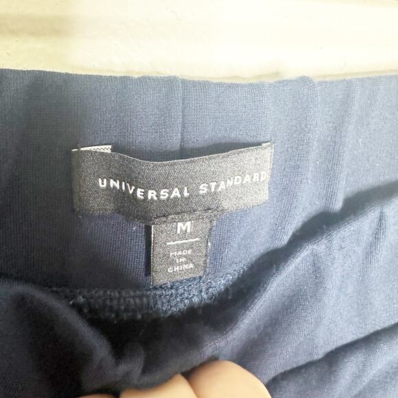 Universal Standard Womens Pants Moro Pocket Signature Ponte Navy Blue Size M - Picture 7 of 9